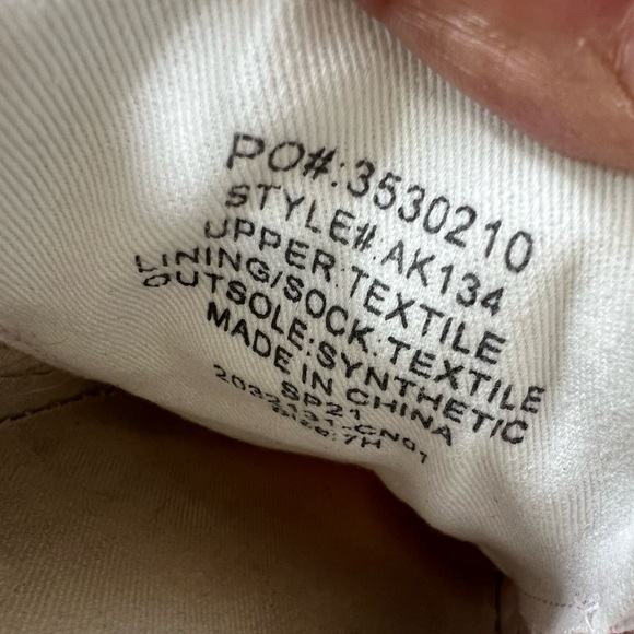 J Crew pink white gingham plaid canvas sneakers casual summer cottage 7 girly - Picture 6 of 6